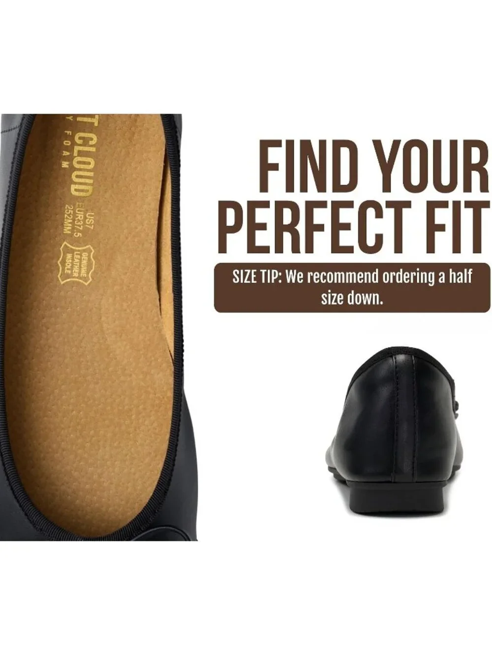 Women's Black Ashley Insole and Lightweight Non-Slip and Comfortable Shoes